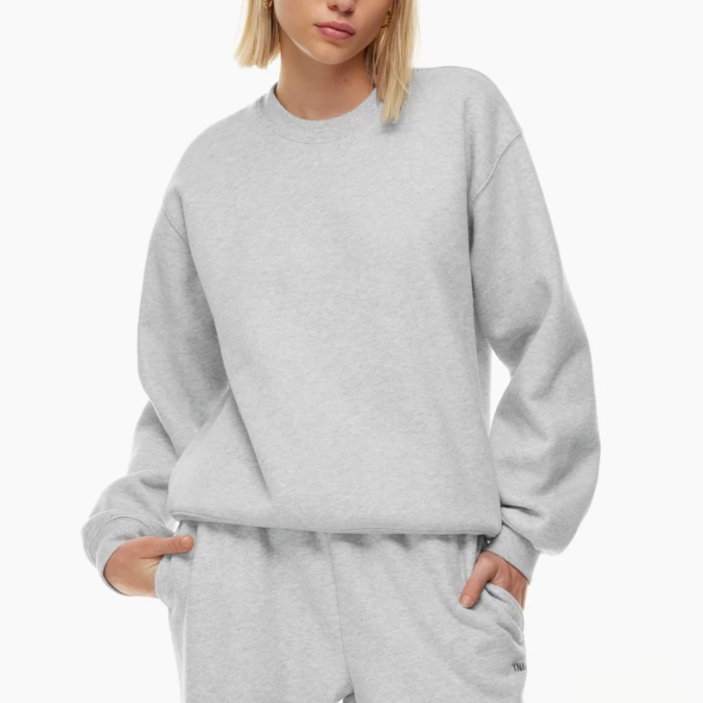 Aritzia TNA Cozy Fleece Perfect Crew